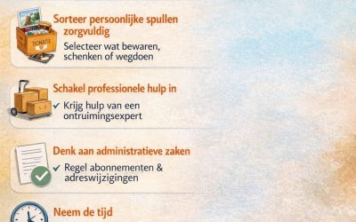 5 waardevolle tips voor een zorgeloze woningontruiming na overlijden